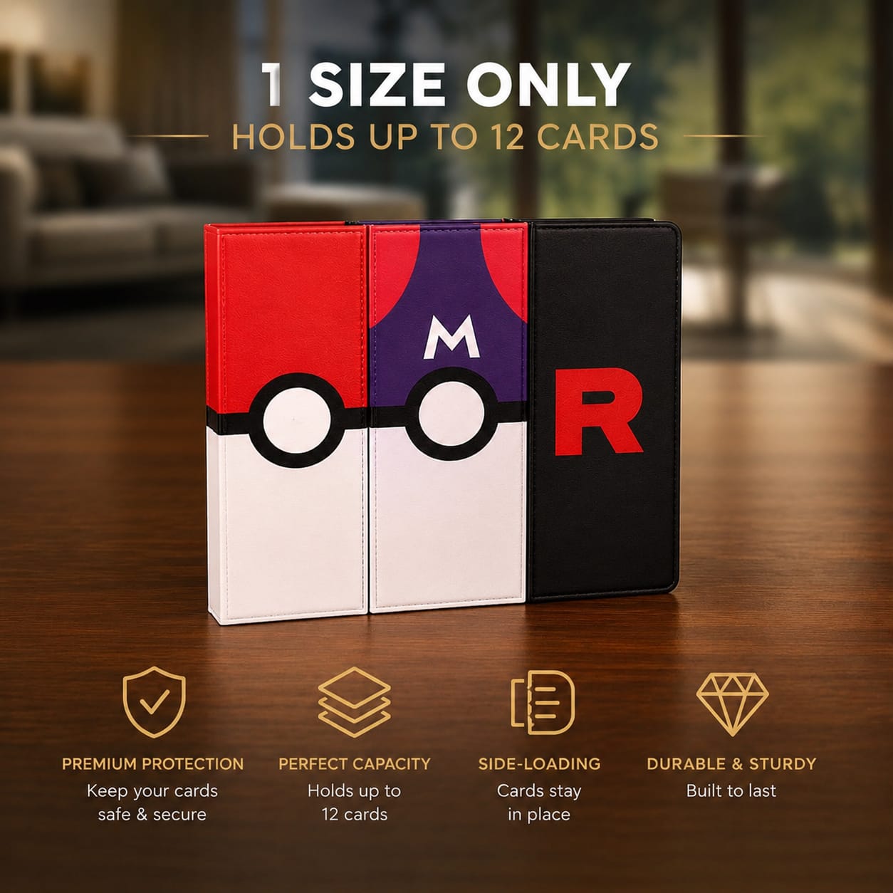Toploader Binder for Pokémon Cards | Magnetic Trading Card Album(3D product)