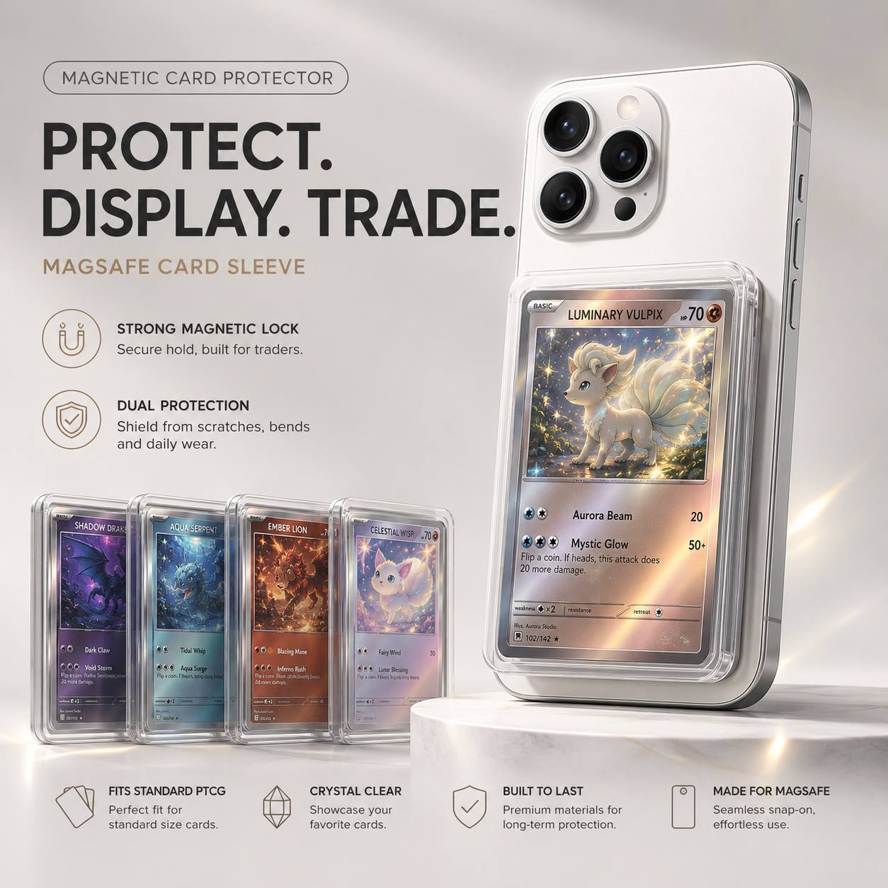 MagSafe Card Display Case for PTCG Collectors