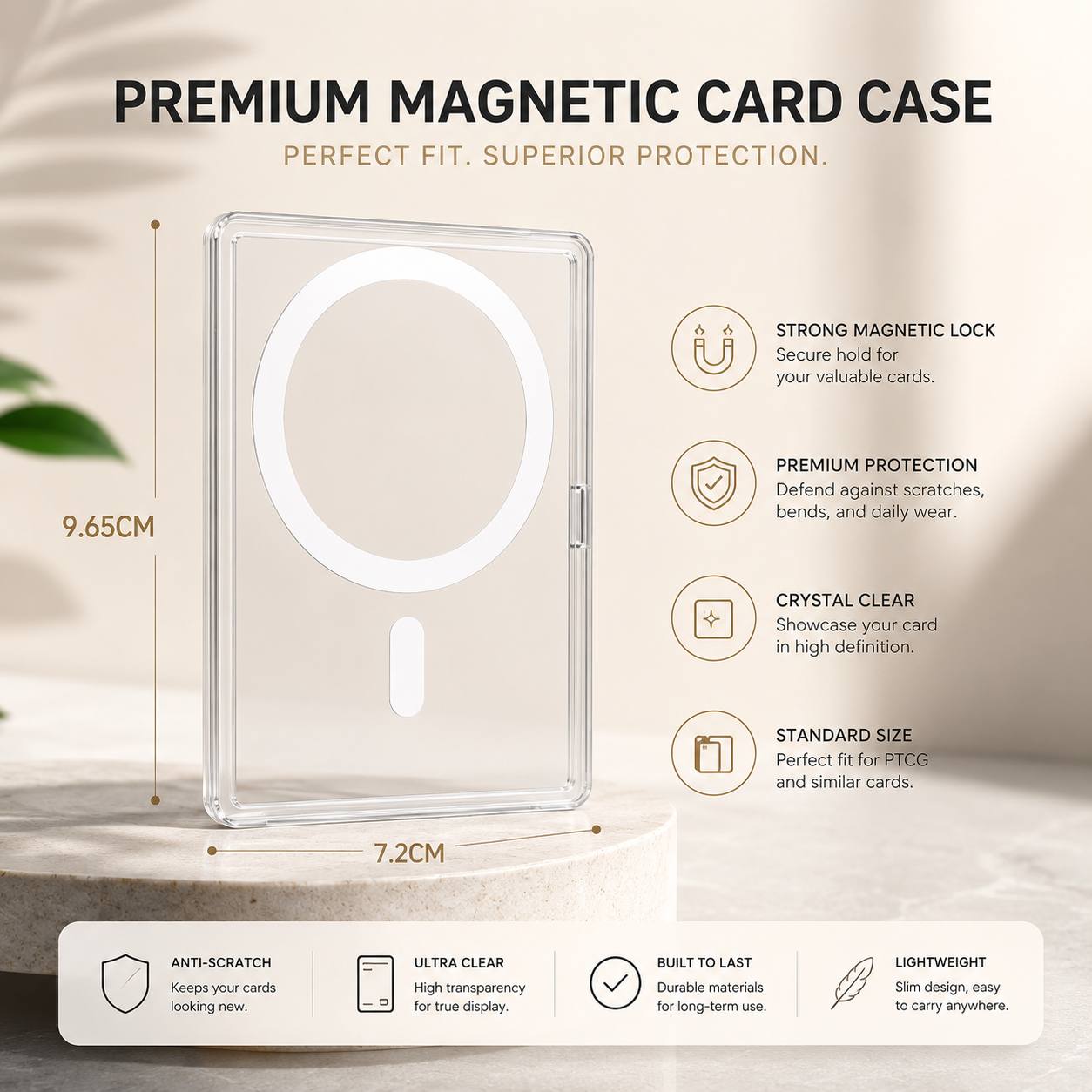 MagSafe Card Display Case for PTCG Collectors