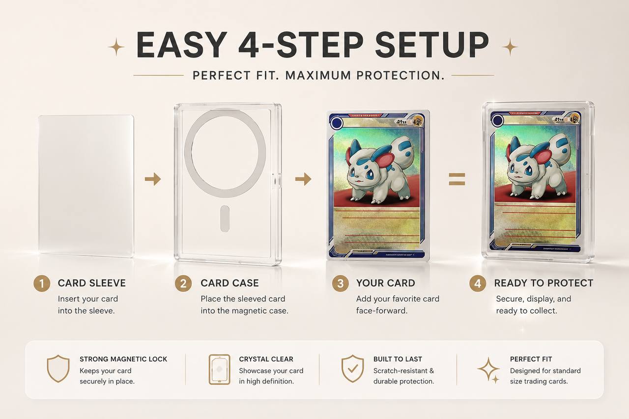 MagSafe Card Display Case for PTCG Collectors