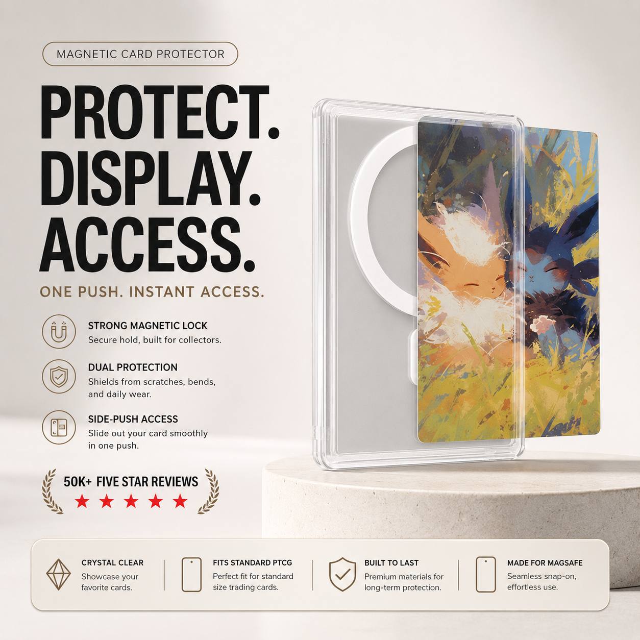 MagSafe Card Display Case for PTCG Collectors