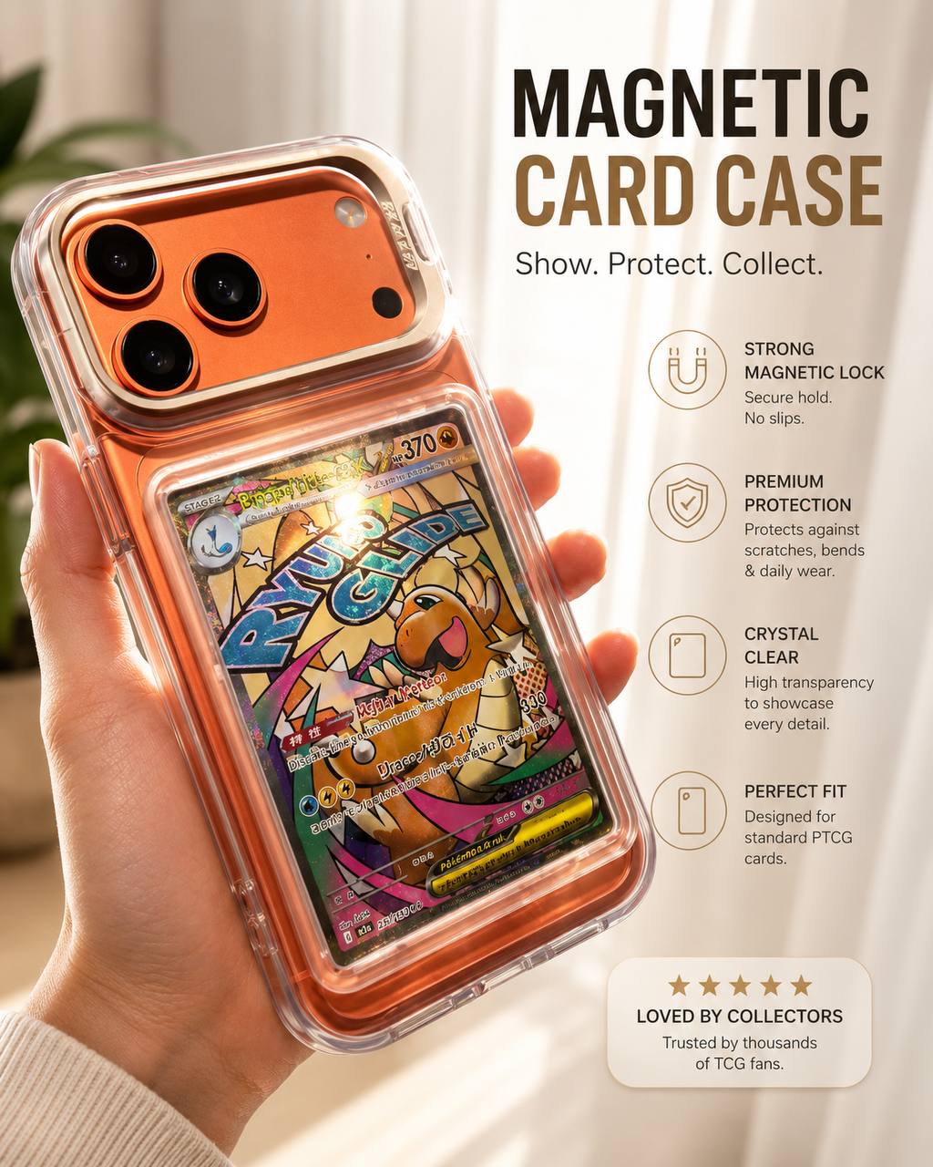 MagSafe Card Display Case for PTCG Collectors