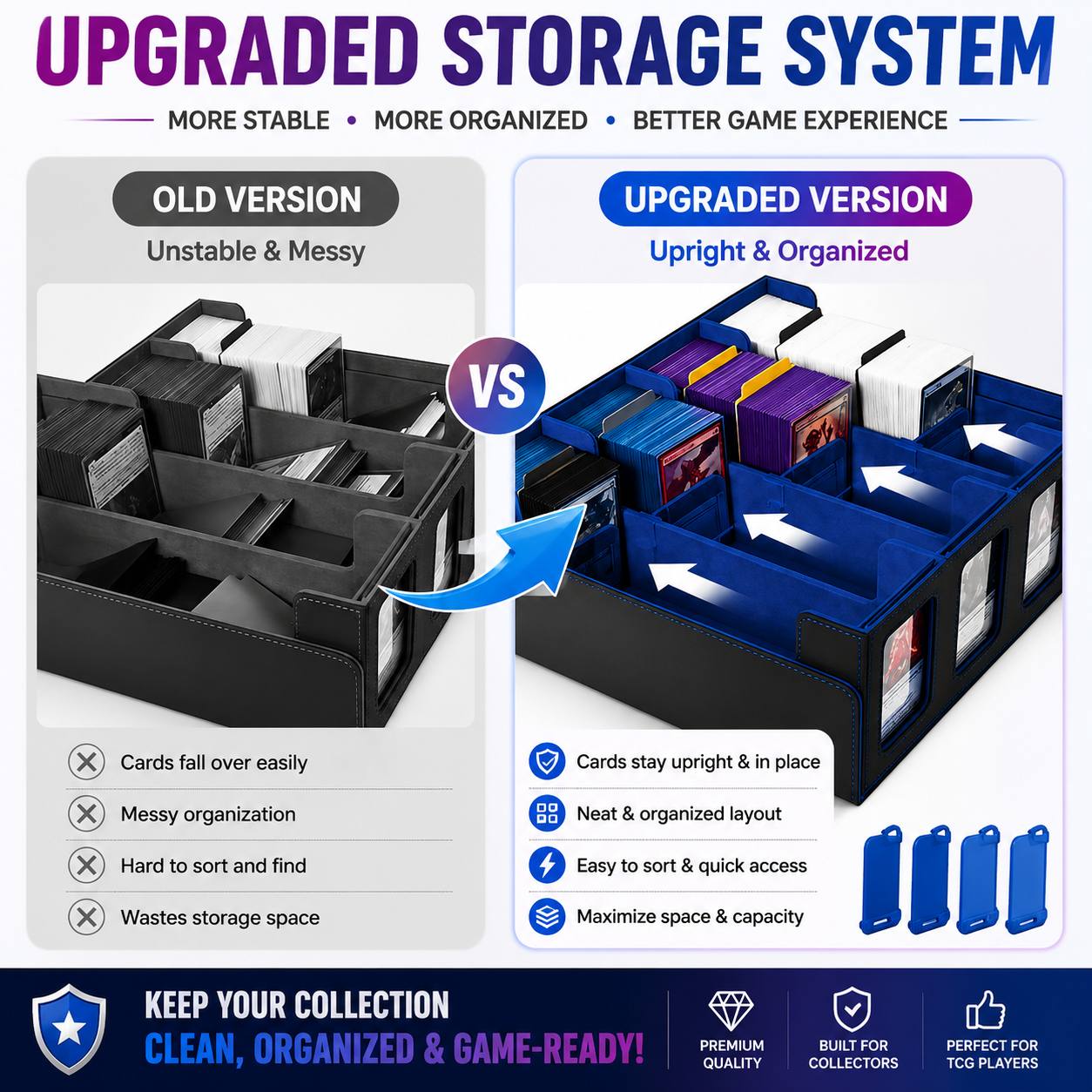 Premium Commander Card Storage Box