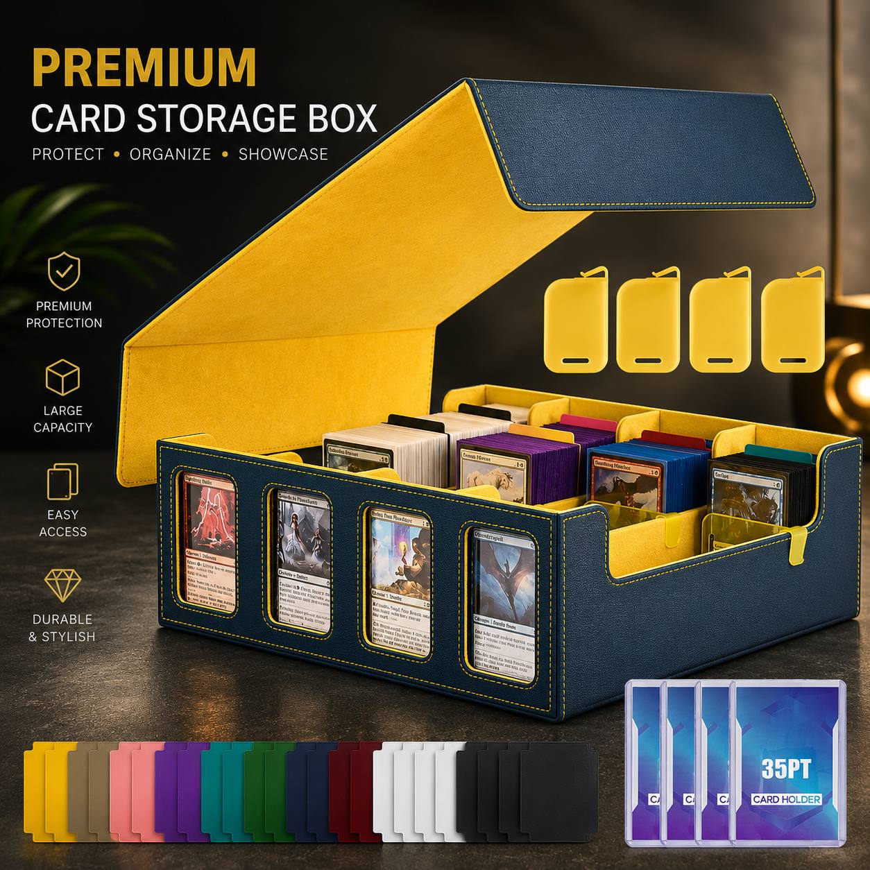 Premium Commander Card Storage Box